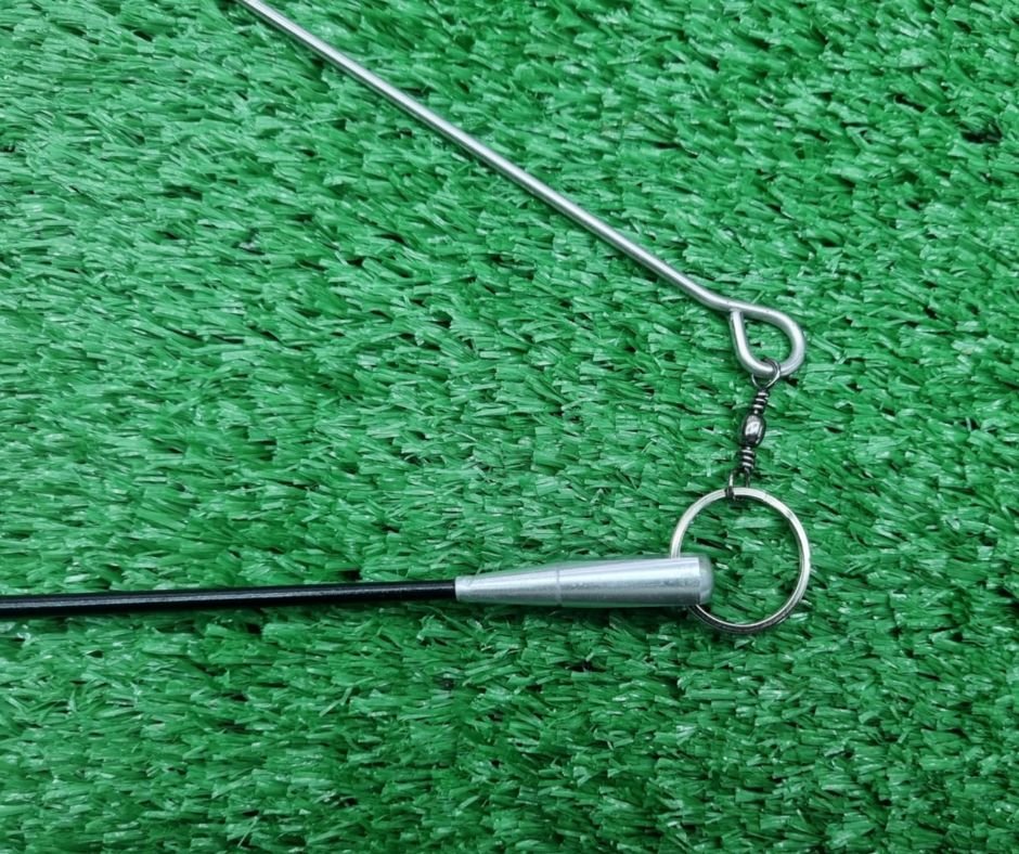 Eco Bird Scarer 3.2mm stainless steel rod connector between kite and pole